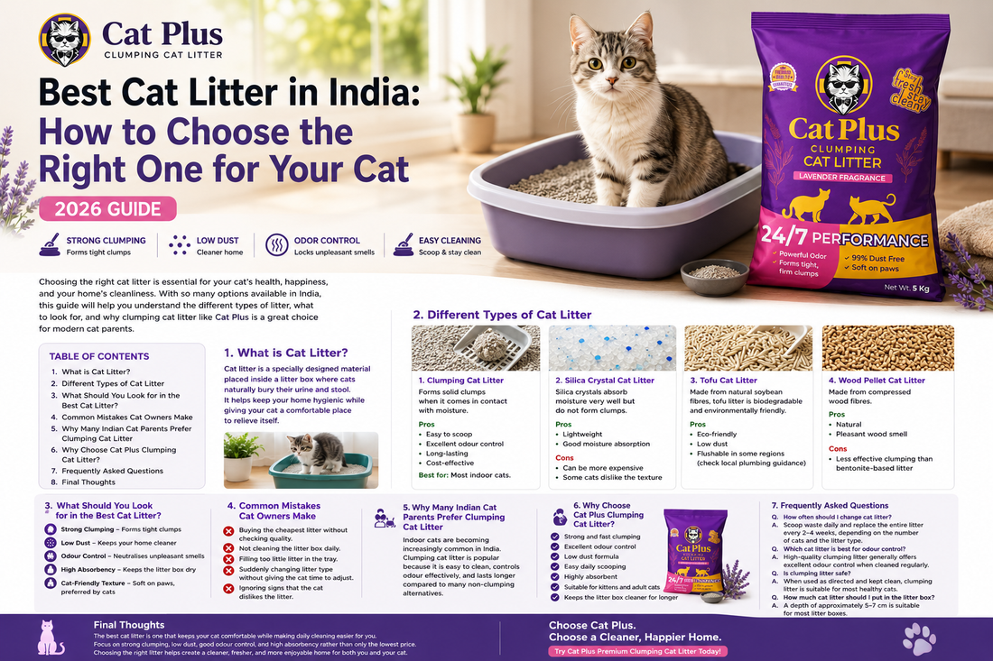 Best Cat Litter in India: How to Choose the Right One for Your Cat (2026 Guide)