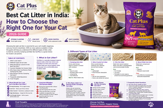 Best Cat Litter in India: How to Choose the Right One for Your Cat (2026 Guide)